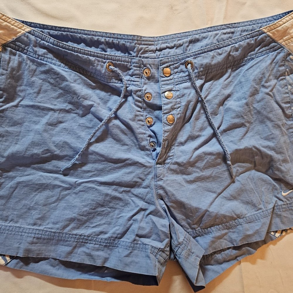 Nike Blue Hawaiian Print Shorts XL
